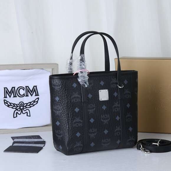 NWT MCM Black Tote Bag - Picture 2 of 9